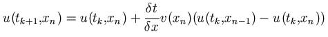 approximation quation de transport